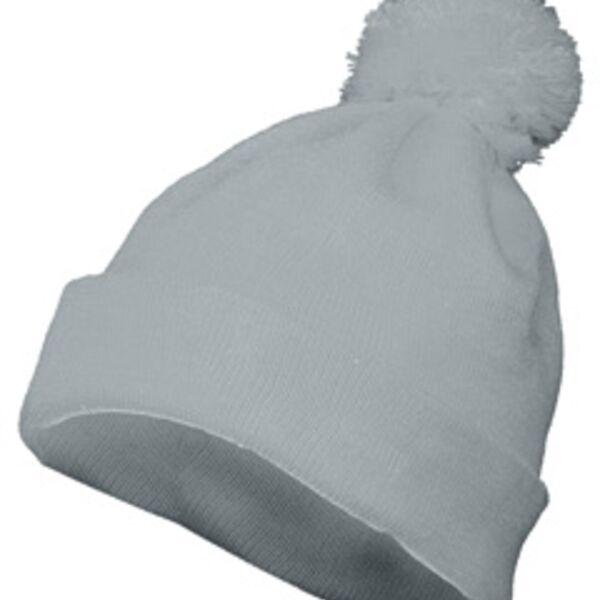 Two Layer Acrylic Knit Pom Beanie Thumbnail