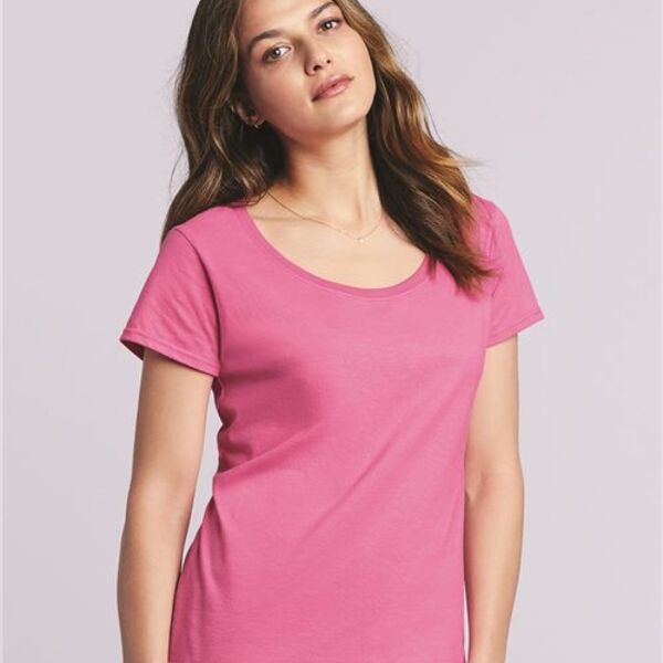 Gildan - Softstyle® Women’s Deep Scoop Neck T-Shirt Thumbnail