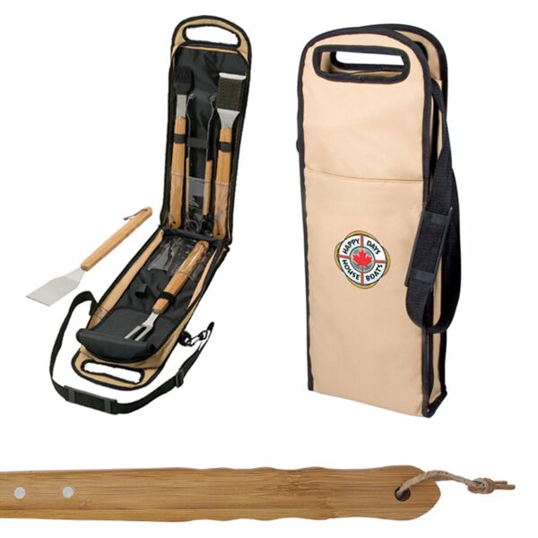 5 Piece Bamboo BBQ Set Thumbnail