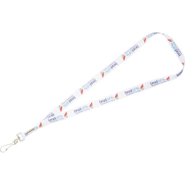 Full Color 3/4" Premium Lanyard w/ Hook Thumbnail