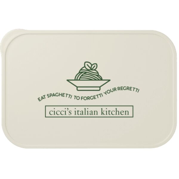 PLA Bento Box with Band and Utensils Thumbnail