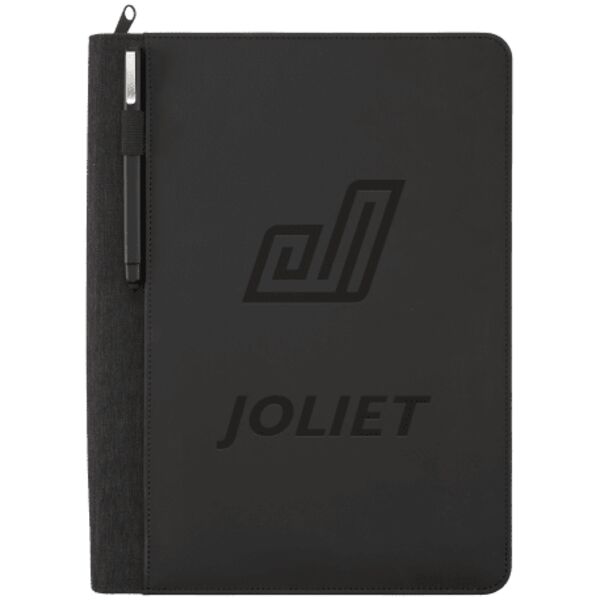 Vienna Heathered Zippered Padfolio Thumbnail